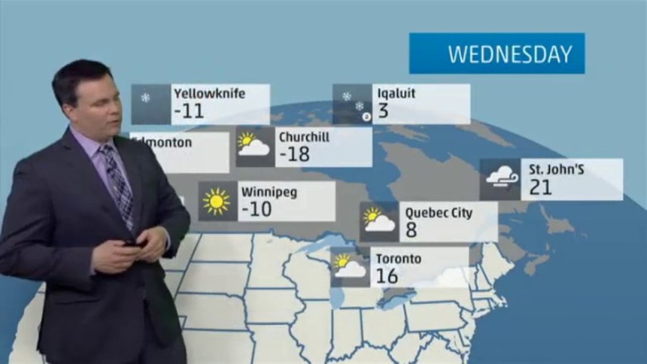 Canada Vacation Forecast - 01/06/2014