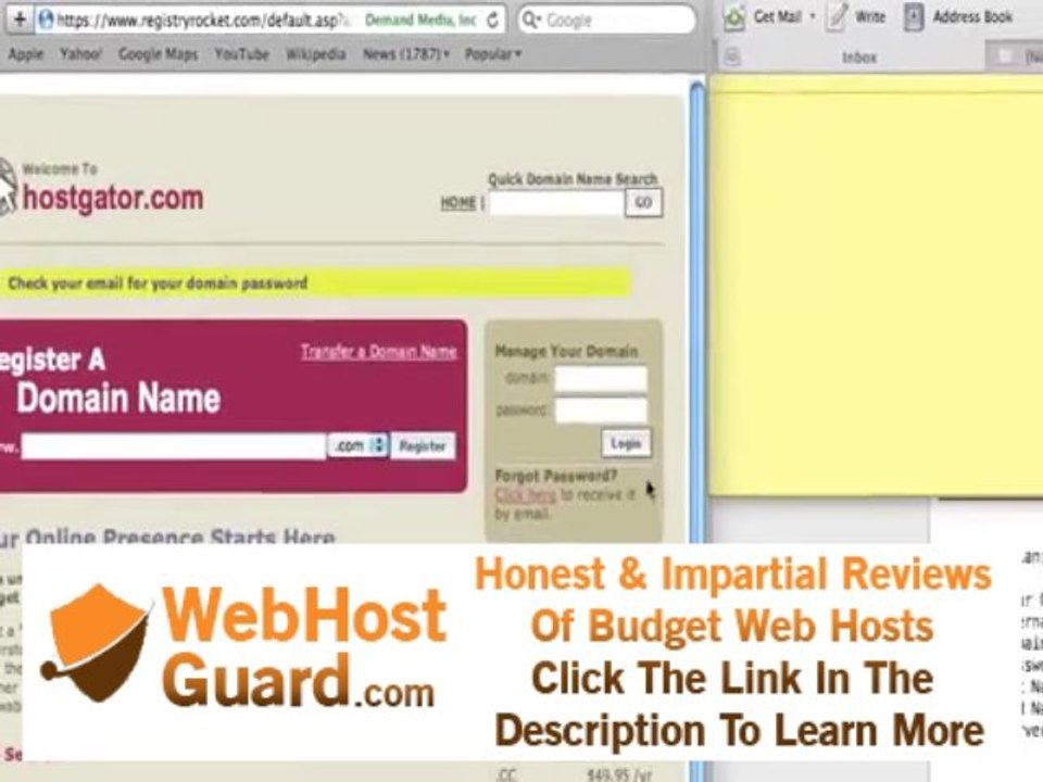 Name Servers (DNS) set up with HostGator