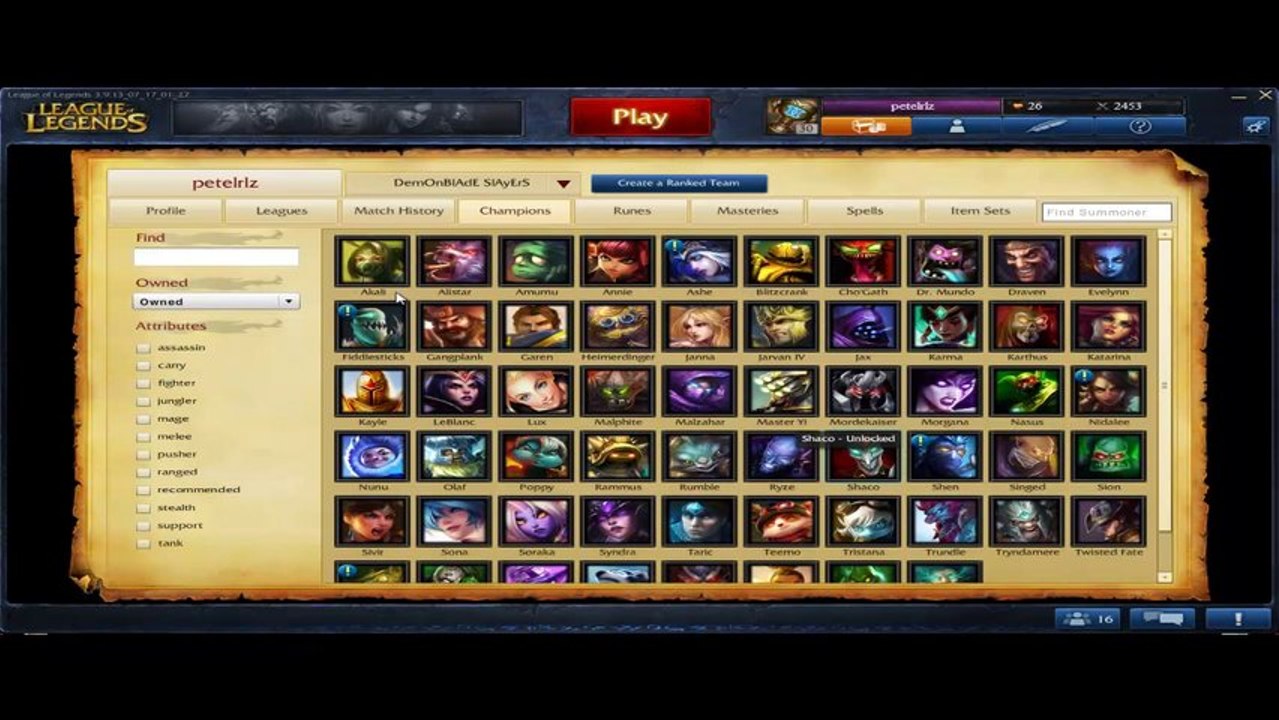 GameTag.com - Buy Sell Accounts - League of Legends Selling Account