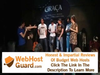 Oliver Booth hosting a comedy show