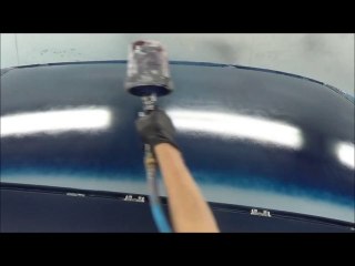 Уроки  покраски крыши автомобиля пример Opel Corsa