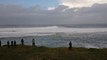 Surfers Descend on Ireland for Highest Waves in Storm