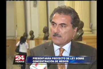 Manuel Dammert presentará proyecto de ley sobre concentración de medios