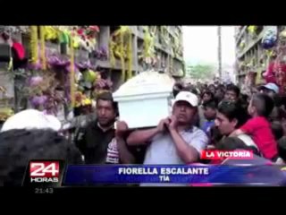 La Victoria: entierran a niña de 6 años que murió atropellada por un mototaxi