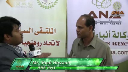 Mr Rashedul Haque _ Interview with ARU council members by ANA  حوار مع السيد رشيد الحق في المؤتمر السادس لـــ A R U