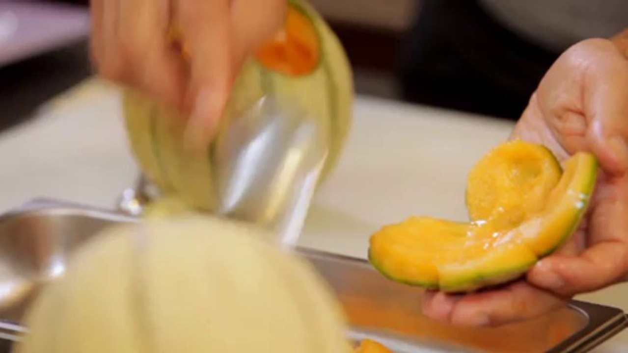 Réaliser des billes de melon
