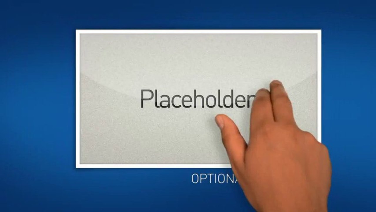 Corporate tablet slideshow and menu interface - After Effects Template