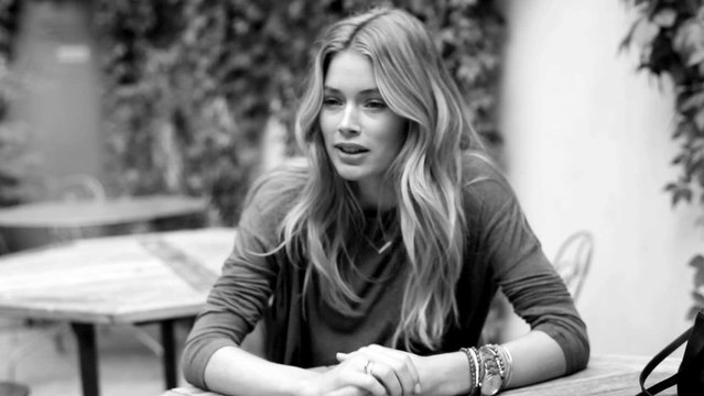 Doutzen Kroes behind-the-scenes photo shoot for Vogue (December 2012) by Patrick Demarchelier
