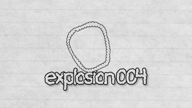 Cel drawn cartoon effects explosions - After Effects Template