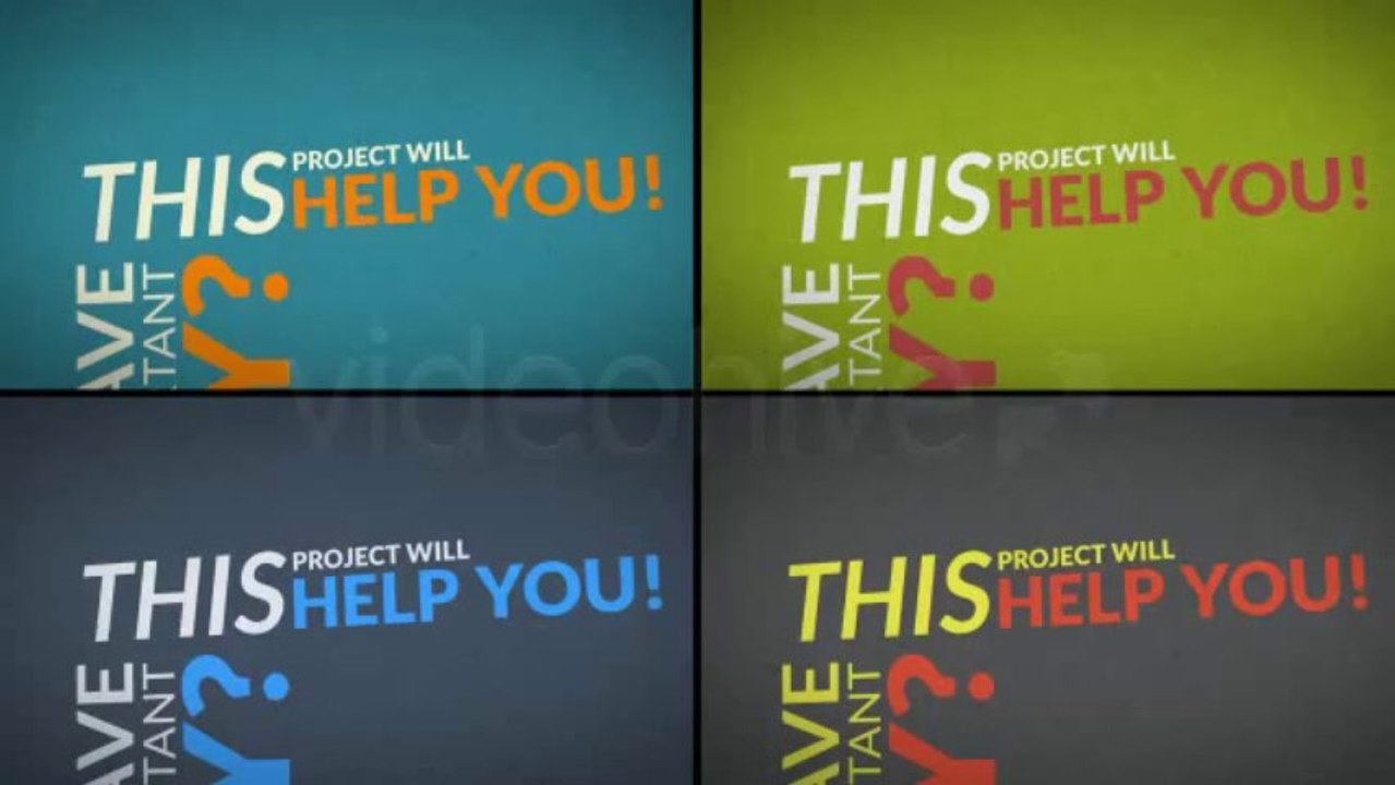 Typography Promo - After Effects Template