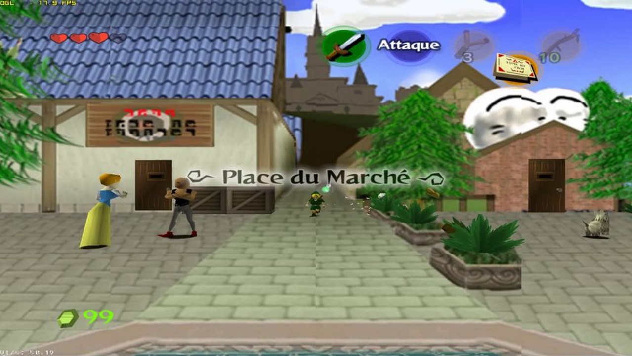 Project64 1.7.0.11 "Zelda : Ocarina Of Time" Texture HD Part.2