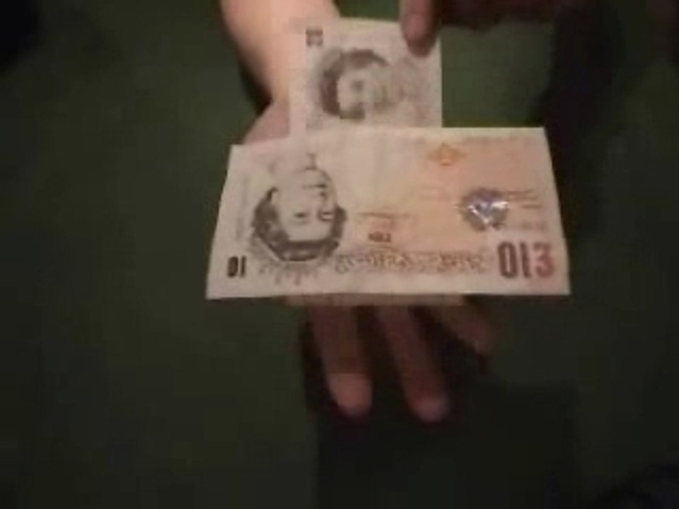 Floating Bill Magic Trick