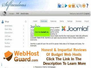 Web Hosting - Softaculous - Εγκατάσταση Joomla.