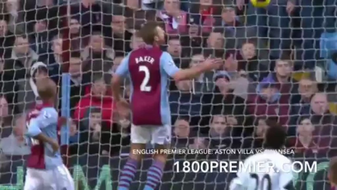 คลิปไฮไลท์ พรีเมียร์ลีก พรีเมียร์ลีก อังกฤษ คู่ แอสตัน วิลลา VS สวอนซี ซิตี วันที่ 28 ธันวาคม 2556