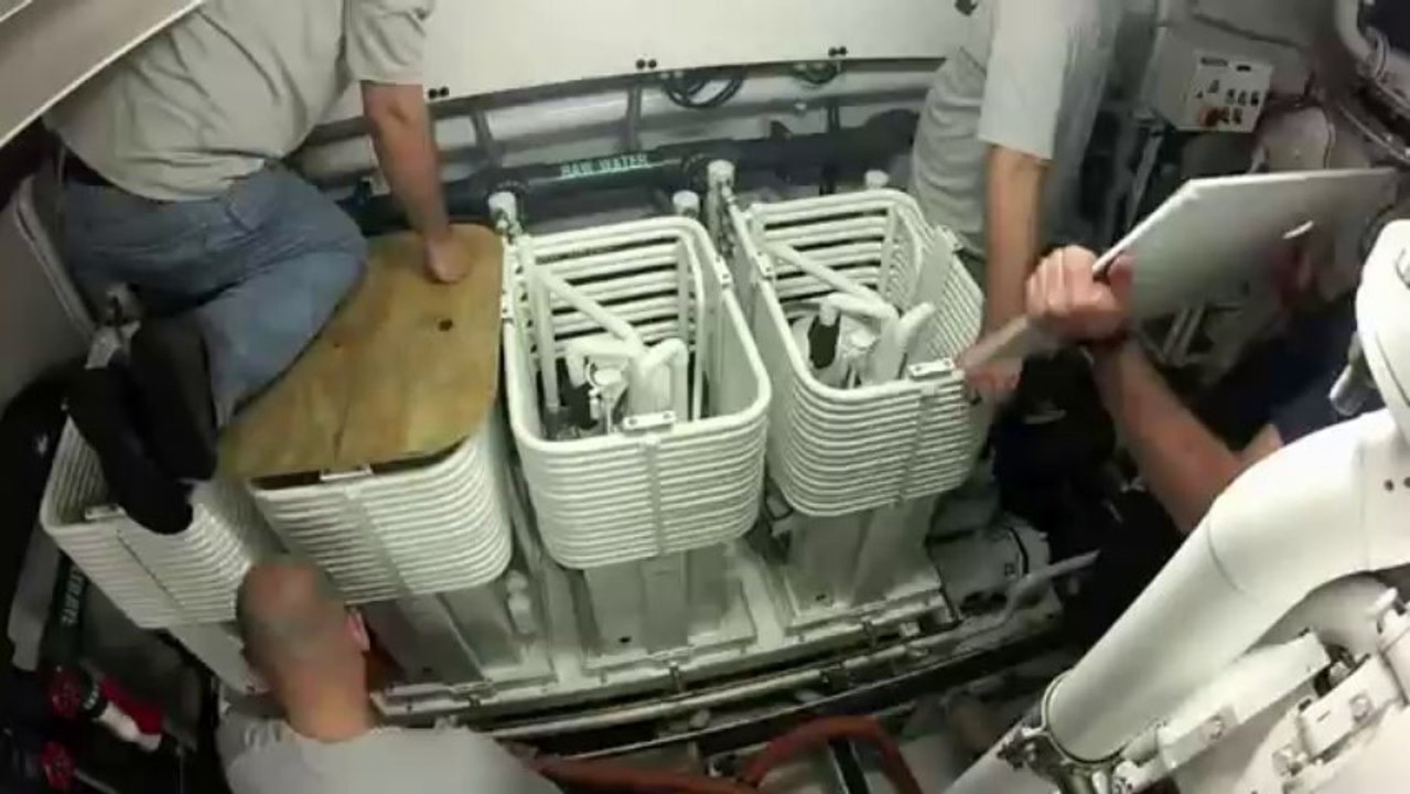 40 Ton Water Chiller Refit, Marine Chilled Water Systems, Yacht Air Conditioning & Refrigeration