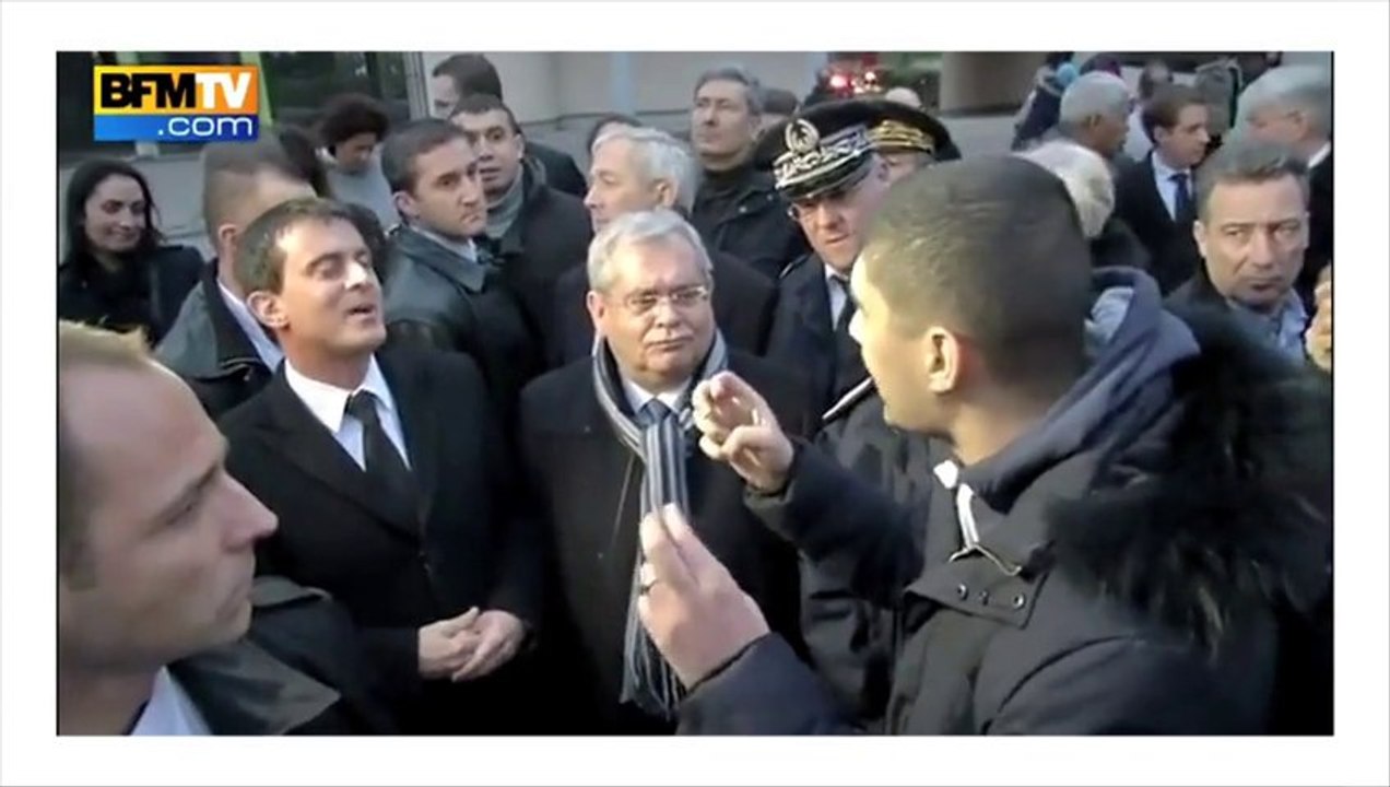 Manuel Valls interpellé par un habitant du 93