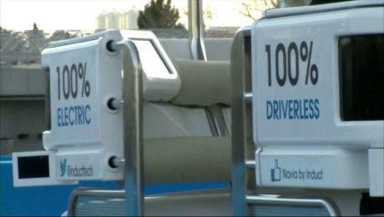 Navia, une voiture française sans conducteur à Las Vegas