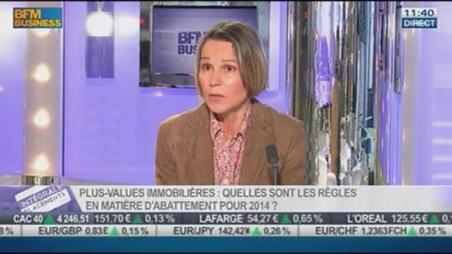 Plus-values immobilières: les règles pour 2014: Christine Blondel, dans Intégrale Placements - 07/01