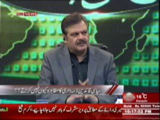 Aaj Ki Baat (Siyasi Quaiden zimedari ka muzahira kun nahi  karte ????) 6th January 2014 Part-1