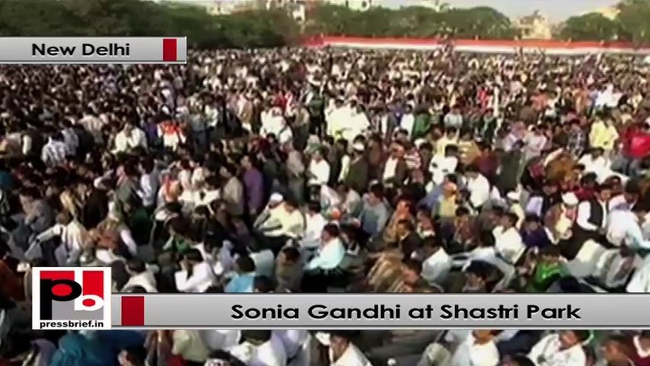 Sonia Gandhi: Sheila Dixit govt has changed the face of Delhi