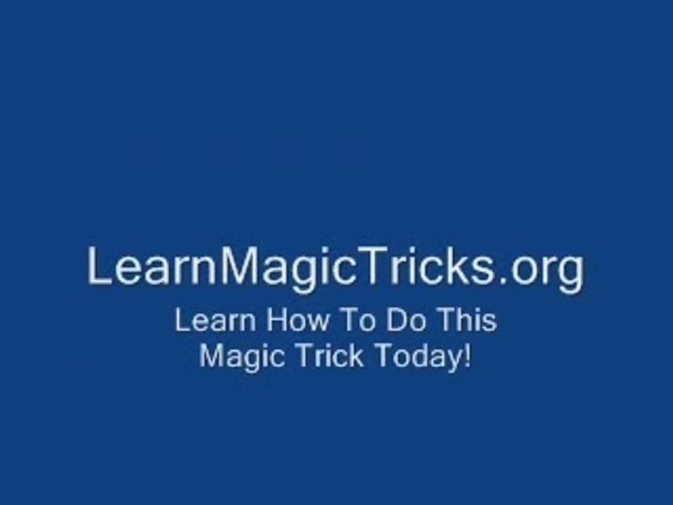 Moving Head Magic Trick