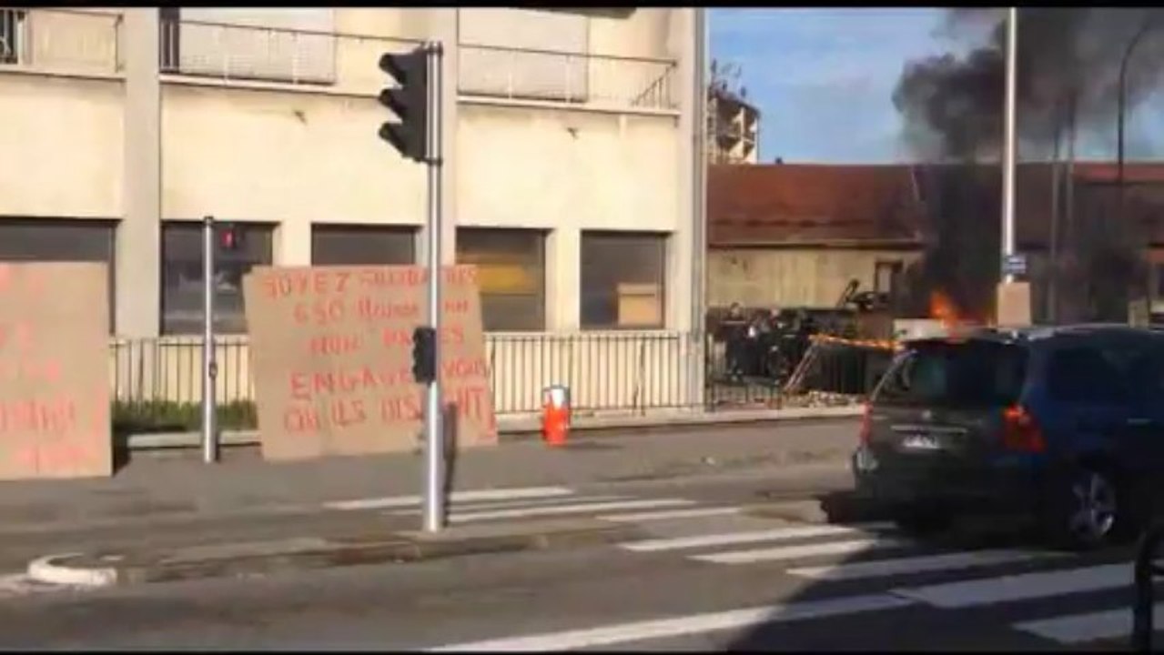THONON  : les pompiers en grève