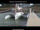 Repliage Trimaran ASTUS 24 sur l'eau