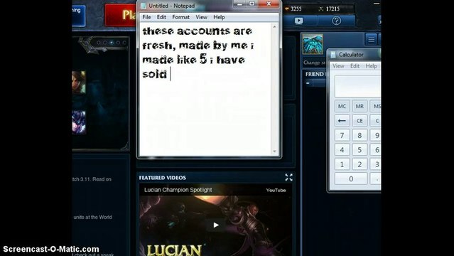 GameTag.com - Buy Sell Accounts - Selling league of legends PBE accounts 35$ ea