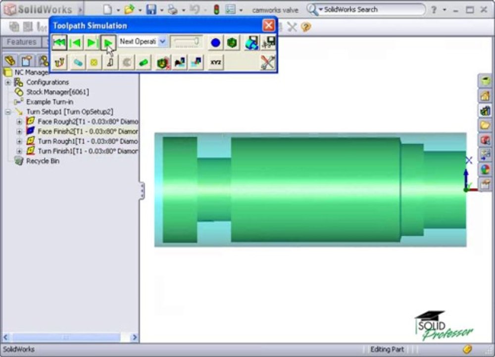 4-2 Turn Features - OD Feature (CAMWorks Tutorials)