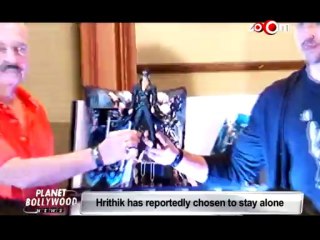 Hrithik Roshan has chosen to stay alone