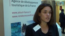 Interview de Gwénaelle Maret-Delos pendant les journées techniques d'atout france par tourismes.tv