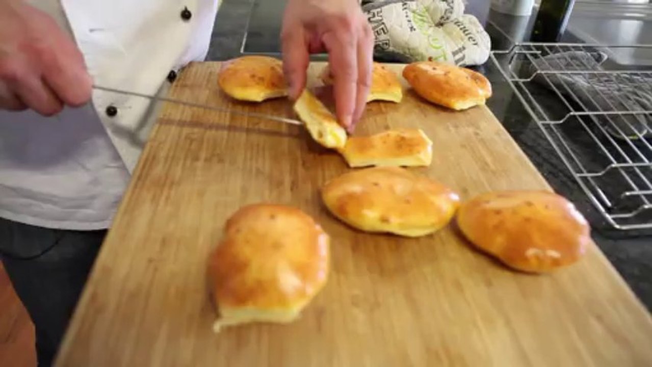 Zitronenquarkbrötchen