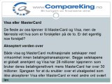 Hva er forskjellen på Visa og Mastercard? CompareKing.no