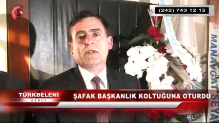 ŞAFAK BAŞKANLIK KOLTUĞUNA OTURDU