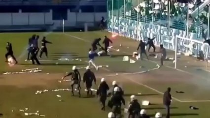 Holiganlar ortalığı savaş alanına çevirdi!