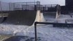 Skate Park Flooded by Storm Waves