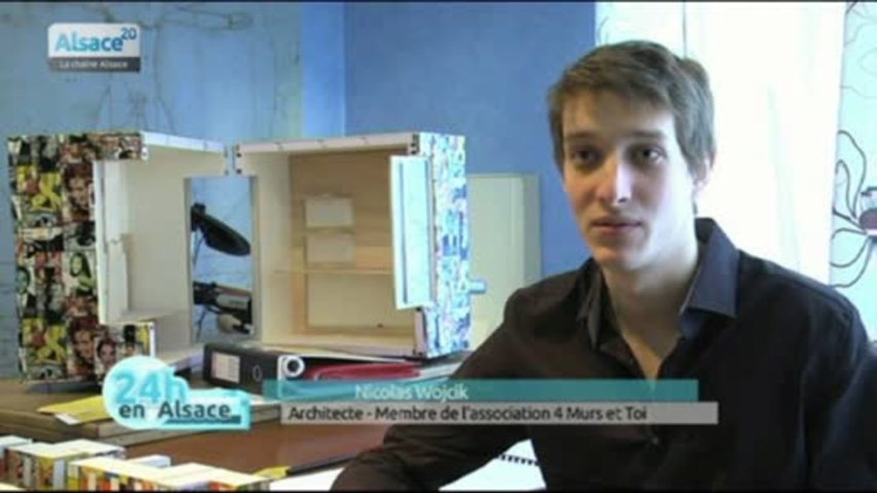 Nicolas et son projet d'abris modulables pour SDF