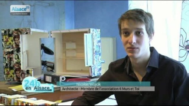 Nicolas et son projet d'abris modulables pour SDF