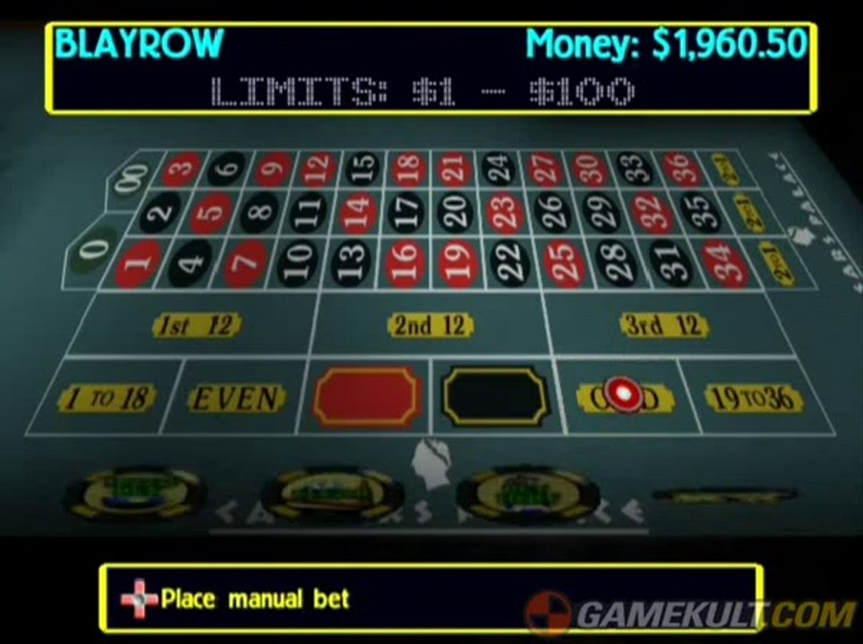 Caesars Palace 2000 - Pas de bol à la roulette