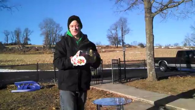 Jan.7.14 Freezing boiling water -27 outside in Lafayette, NJ