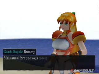 Ephemeral Fantasia - Combats à la pelle mais aussi à l'épée.