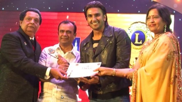 Ranveer Singh Bags The Best Male Actor Award At The 20th Lions Gold Awards 2014