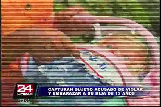 Lima: capturan a sujeto que violó y embarazó a su hija de 13 años