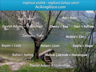 İngilizce Türkçe Çeviri Tam