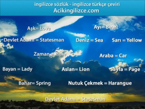 İngilizce Türkçe Çeviri Gazete