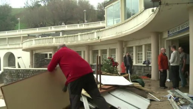 Intempéries: disparition inquiétante d'un SDF à Biarritz