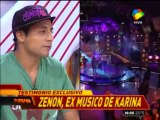 Pronto.com.ar El ex músico de Karina contra la cantante