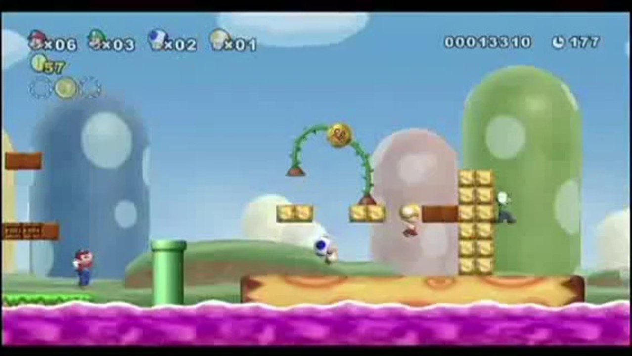 New Super Mario Bros. Wii - [E3 2009] Trailer E3