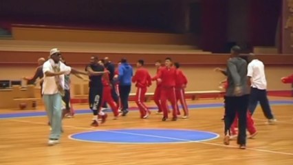 Dennis Rodman readies for North Korean games