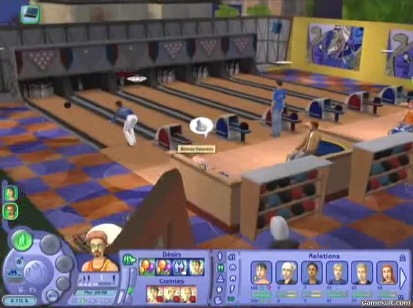 Les Sims 2 : Nuits de folie - Drague au bowling - Vidéo Dailymotion